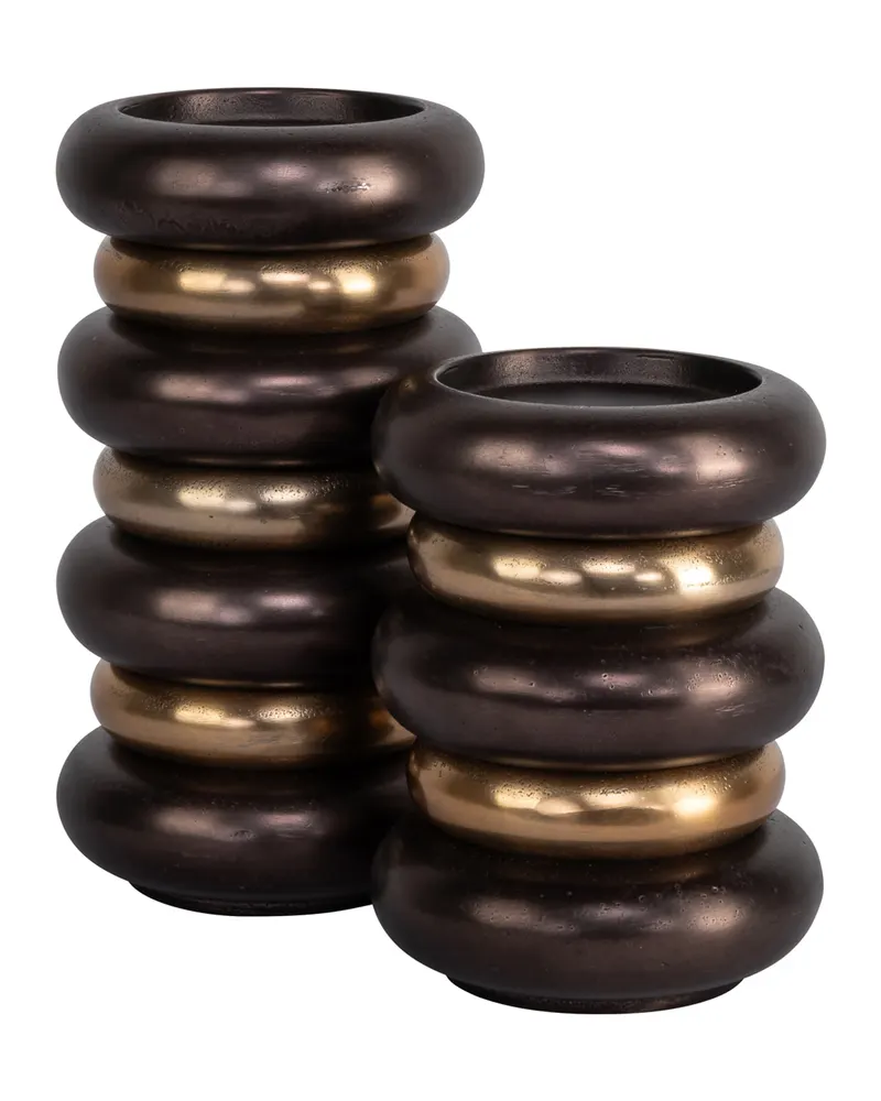 Kerzenständer Eve, Bronzefarben, klein von Richmond Interiors, Produktansicht 3