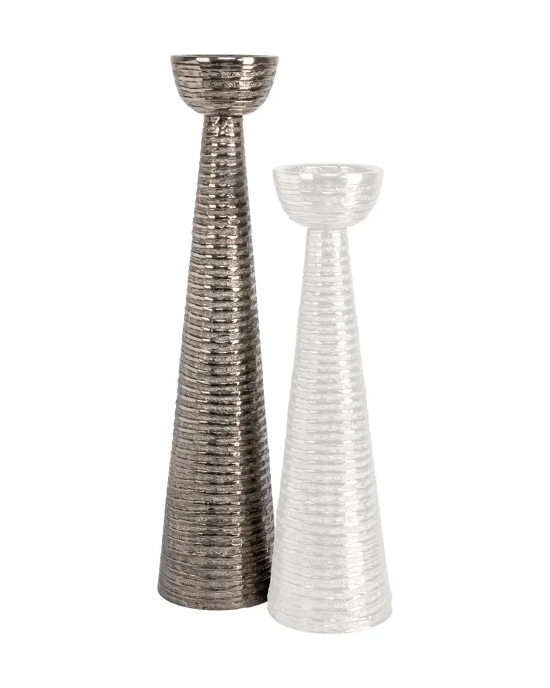 Kerzenständer Jola, Messingfarben antik, groß von Richmond Interiors, Produktansicht 2
