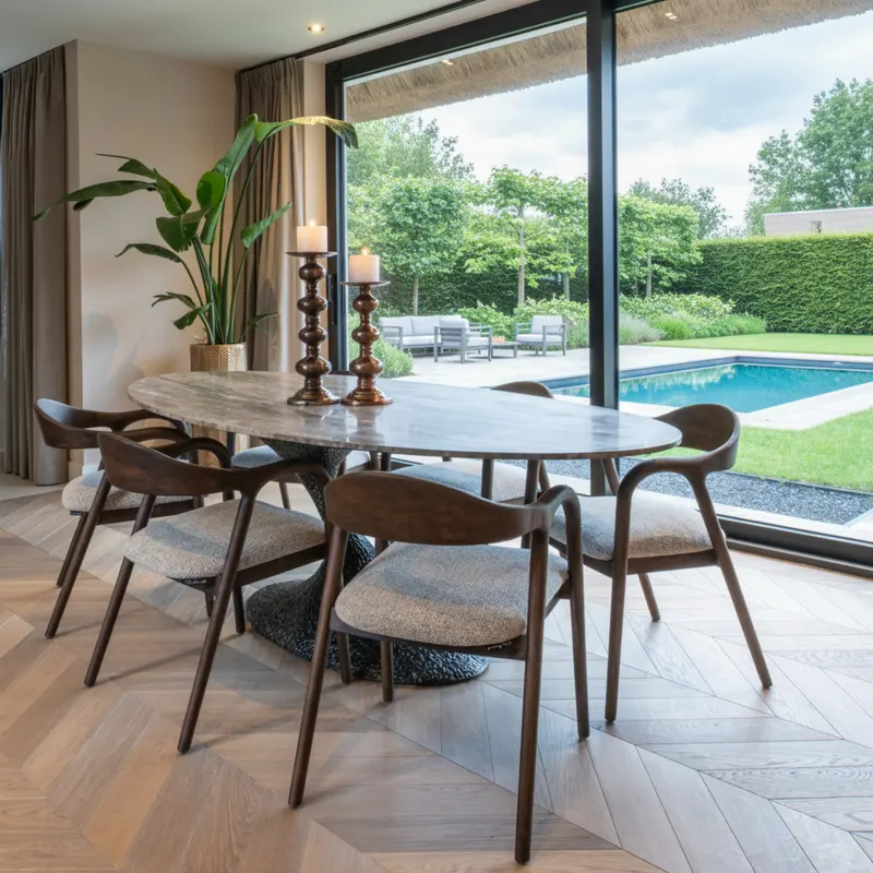 Kerzenständer Joya groß, kupferfarben von Richmond Interiors, Wohnbeispiel 7, im Wohnraum
