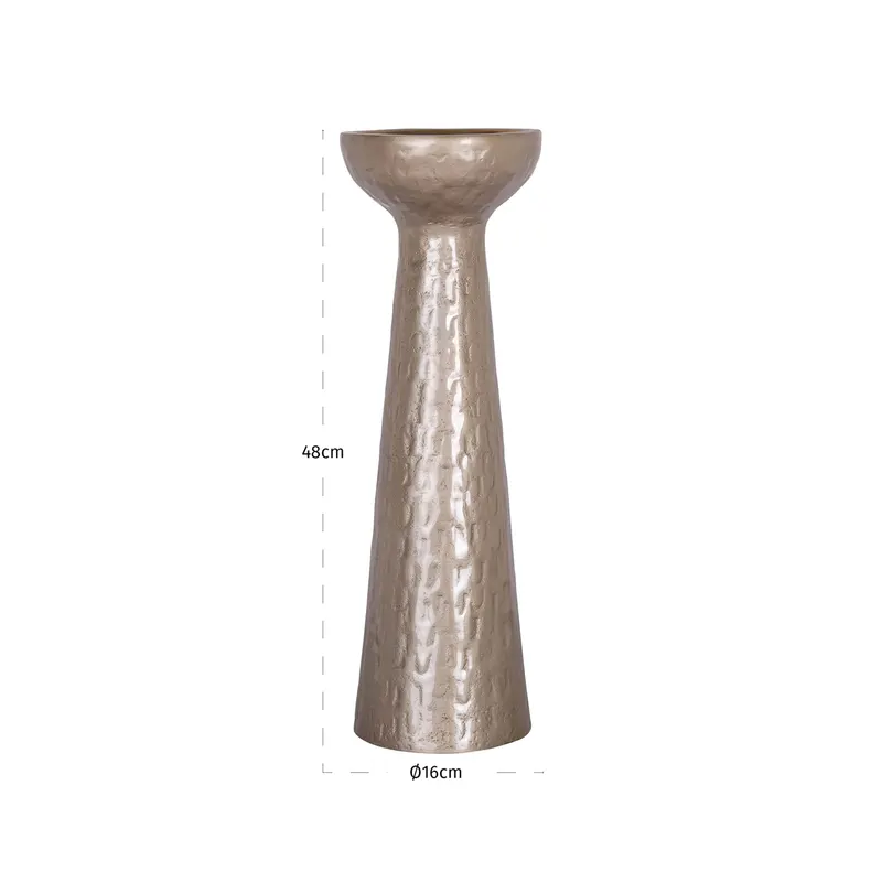 Kerzenständer Juana groß, beige von Richmond Interiors, Maßzeichnung 6