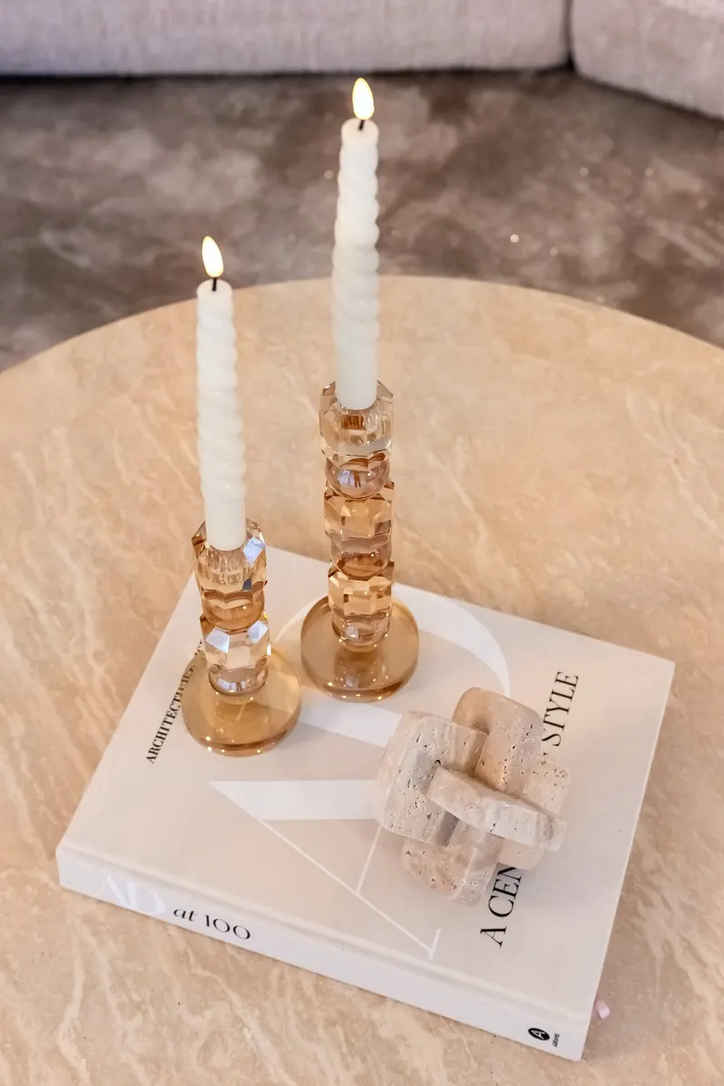Dekoobjekt Mony, Beige von Richmond Interiors, Wohnbeispiel 3, im Wohnraum