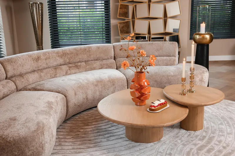 Teppich Lexy, Naturfarben, 200 × 300 cm von Richmond Interiors, Wohnbeispiel 9, im Wohnraum