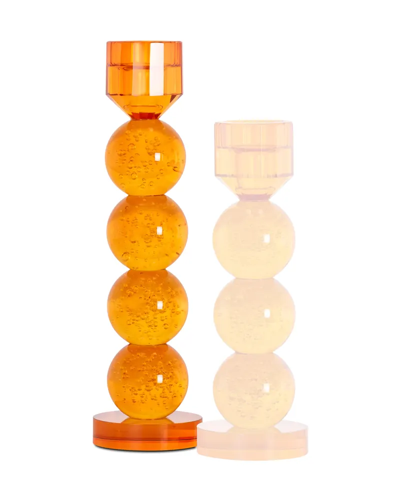 Kerzenständer Raylan groß, Orange von Richmond Interiors, Produktansicht 2
