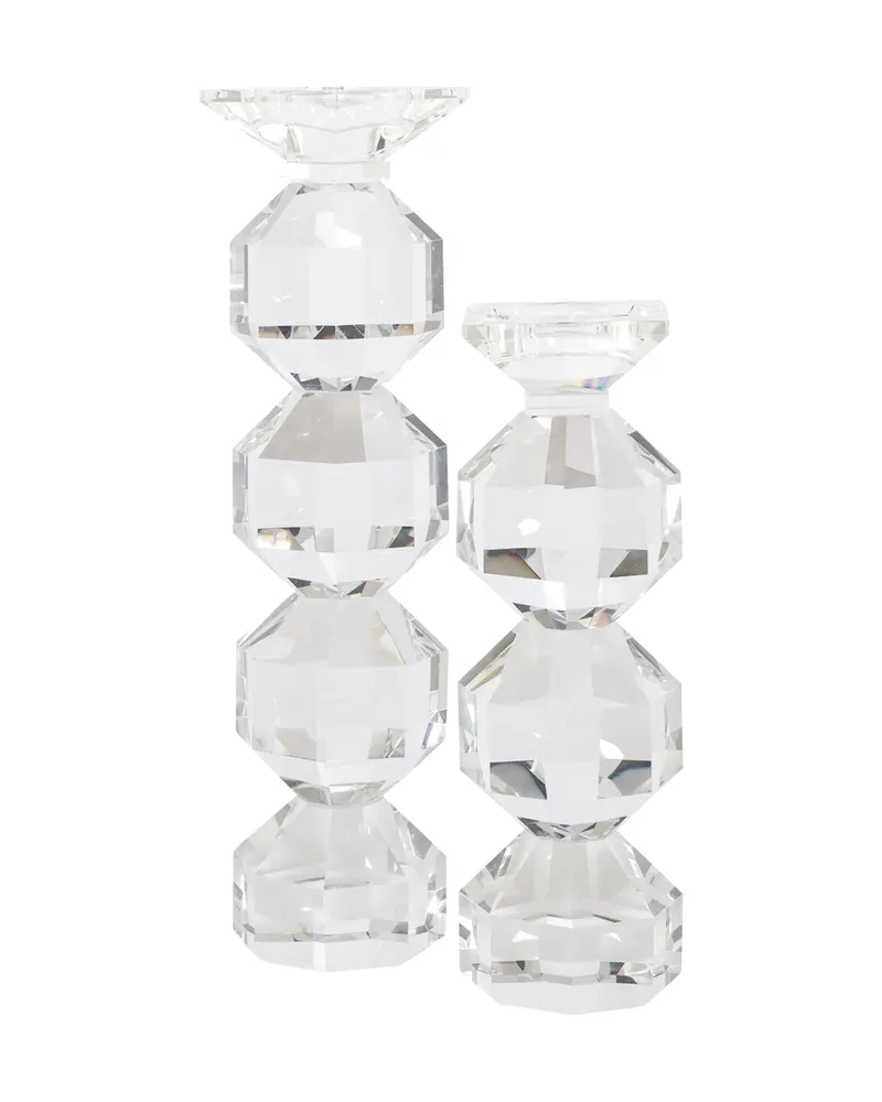 Kerzenständer Safia, Klar transparent, klein von Richmond Interiors, Produktansicht 2