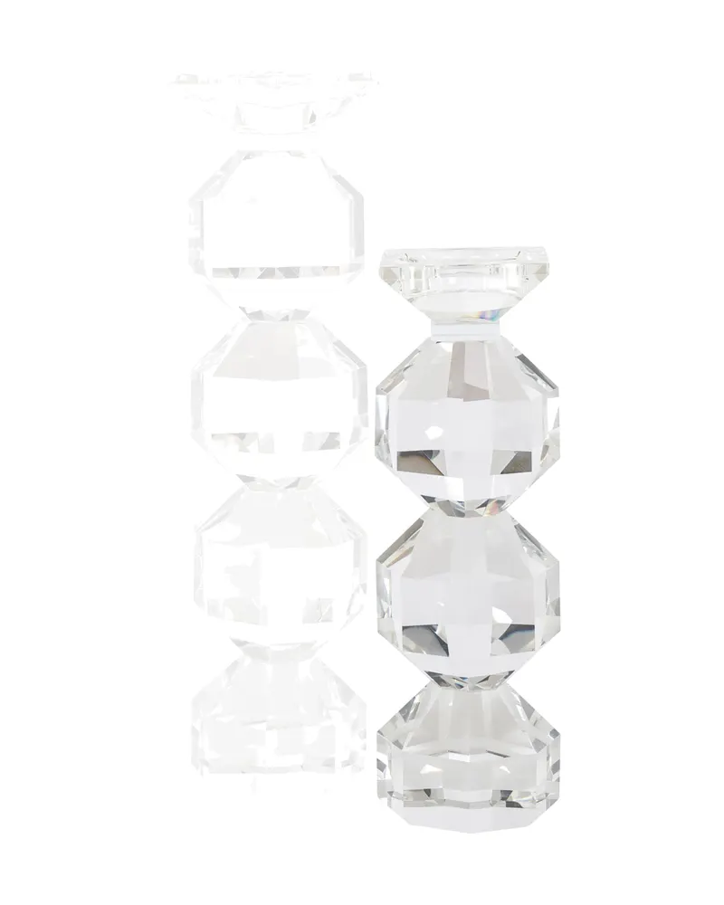 Kerzenständer Safia, Klar transparent, klein von Richmond Interiors, Produktansicht 3