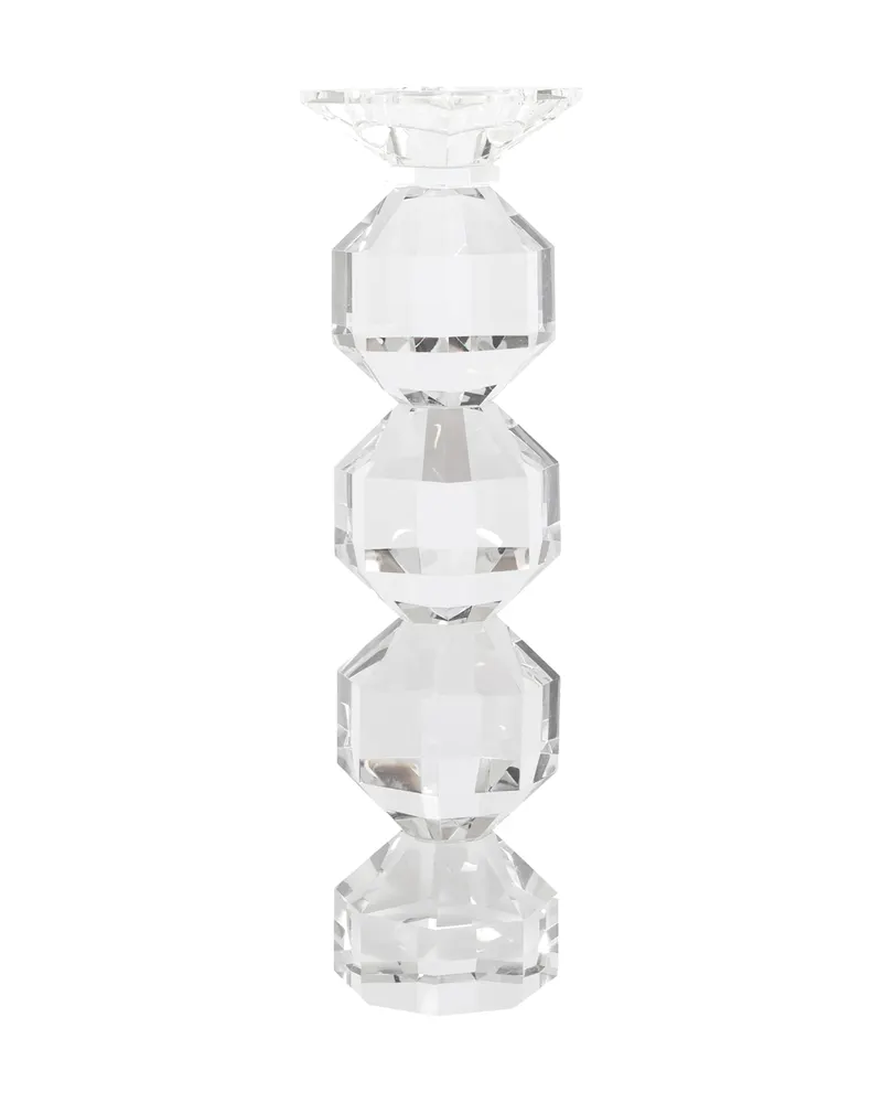 Kerzenständer Safia, Klar transparent, groß von Richmond Interiors