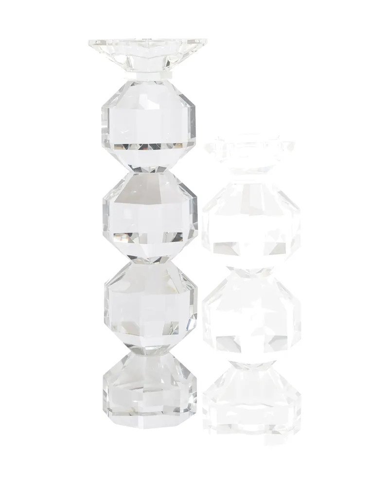 Kerzenständer Safia, Klar transparent, groß von Richmond Interiors, Produktansicht 3