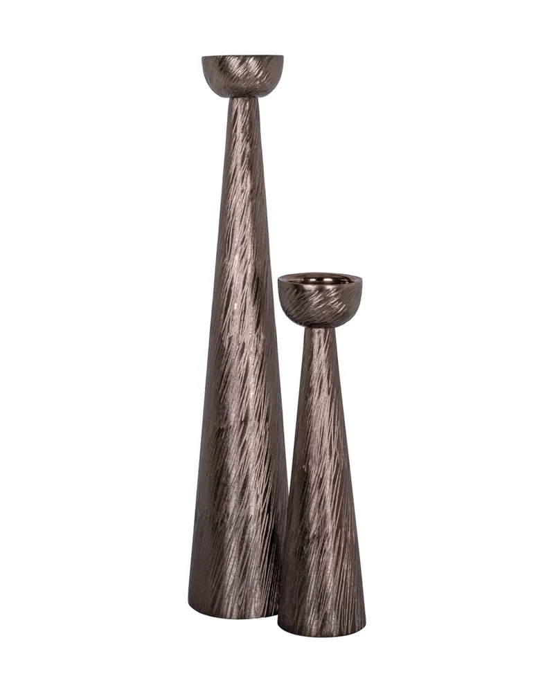 Kerzenständer Saphira Smoke klein von Richmond Interiors, Produktansicht 3
