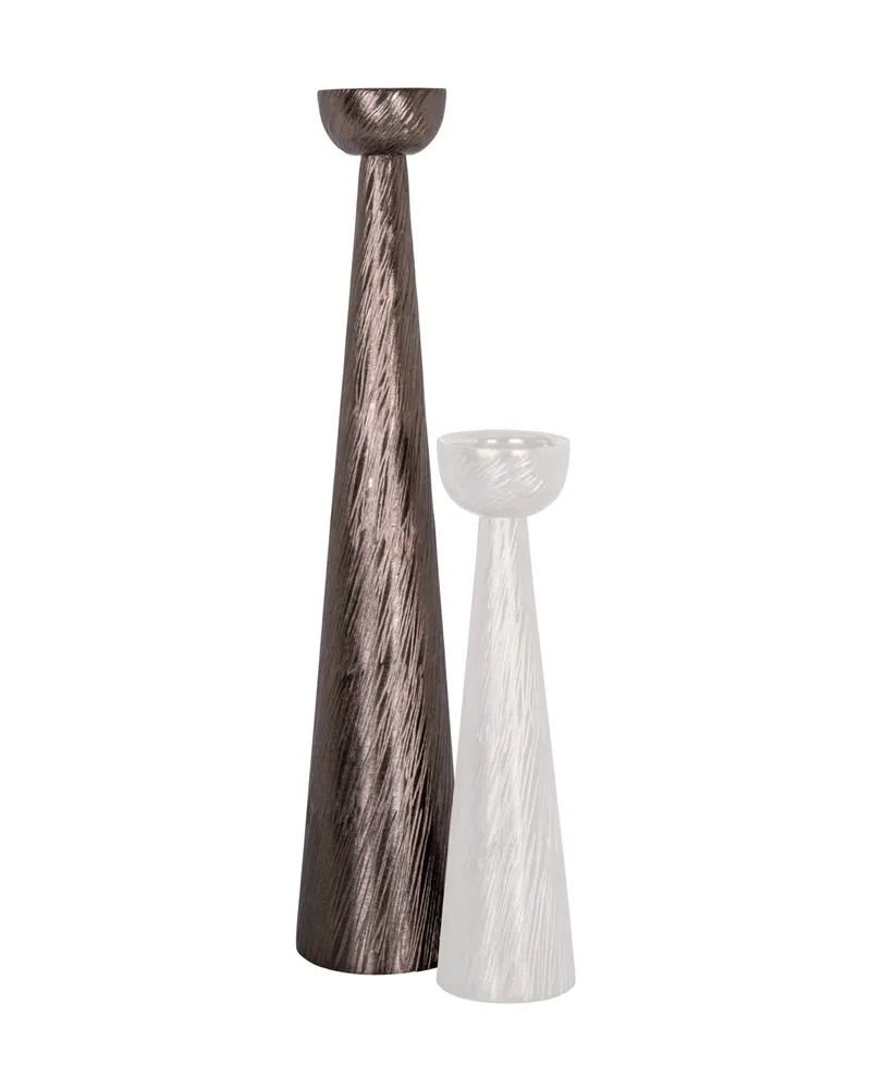 Kerzenständer Saphira Smoke groß von Richmond Interiors, Produktansicht 2