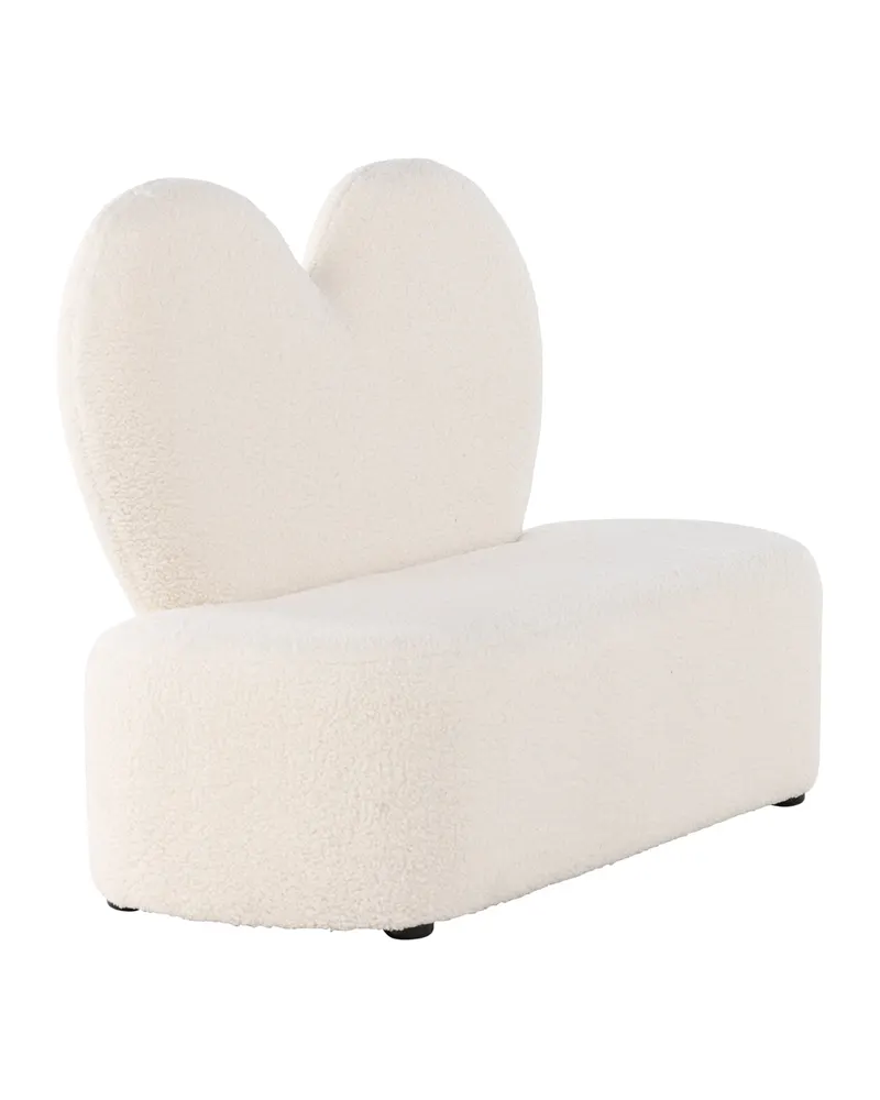 Kids Kindersofa mit Rückenlehne in Herzform, Ansicht 3