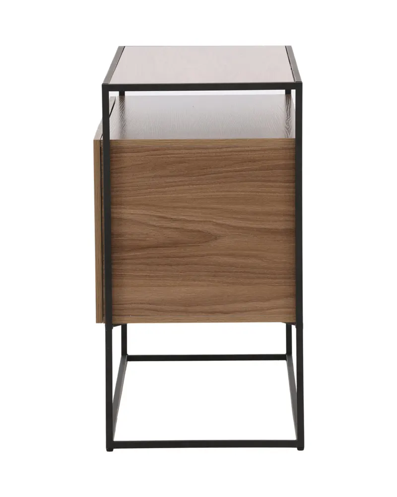 Kingsport Sideboard mit Stahlrahmen in Walnuss, Gestell Schwarz, Ansicht 10