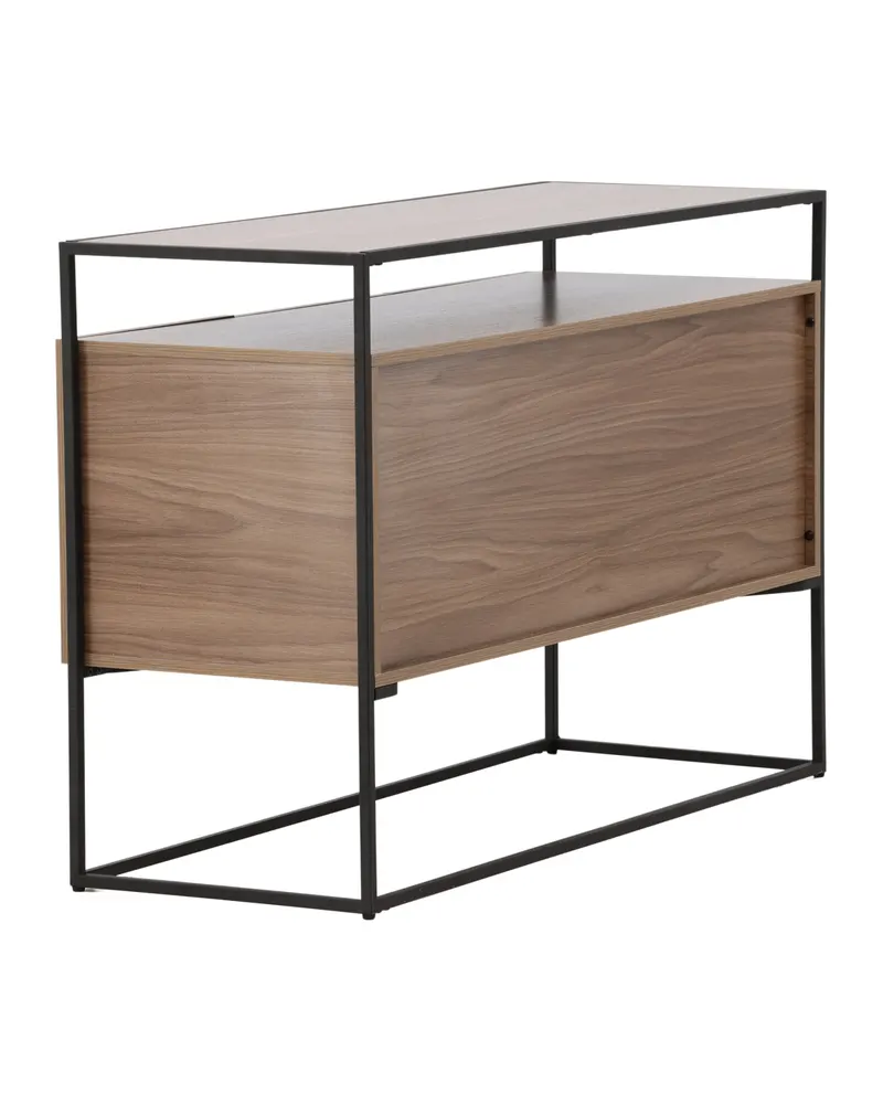 Kingsport Sideboard mit Stahlrahmen in Walnuss, Gestell Schwarz, Ansicht 11