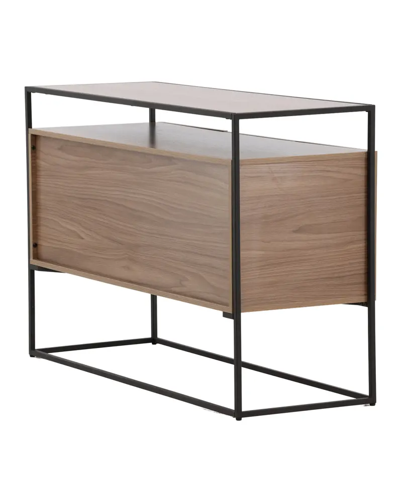 Kingsport Sideboard mit Stahlrahmen in Walnuss, Gestell Schwarz, Ansicht 13