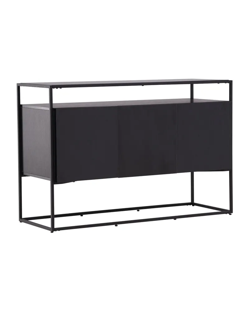 Kingsport Sideboard mit Stahlrahmen in Schwarz, Ansicht 2