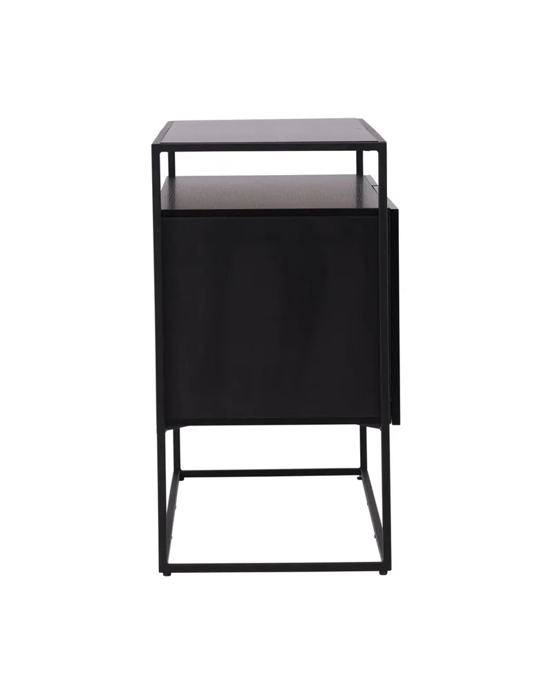 Kingsport Sideboard mit Stahlrahmen in Schwarz, Ansicht 3