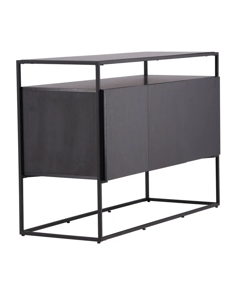 Kingsport Sideboard mit Stahlrahmen in Schwarz, Ansicht 4