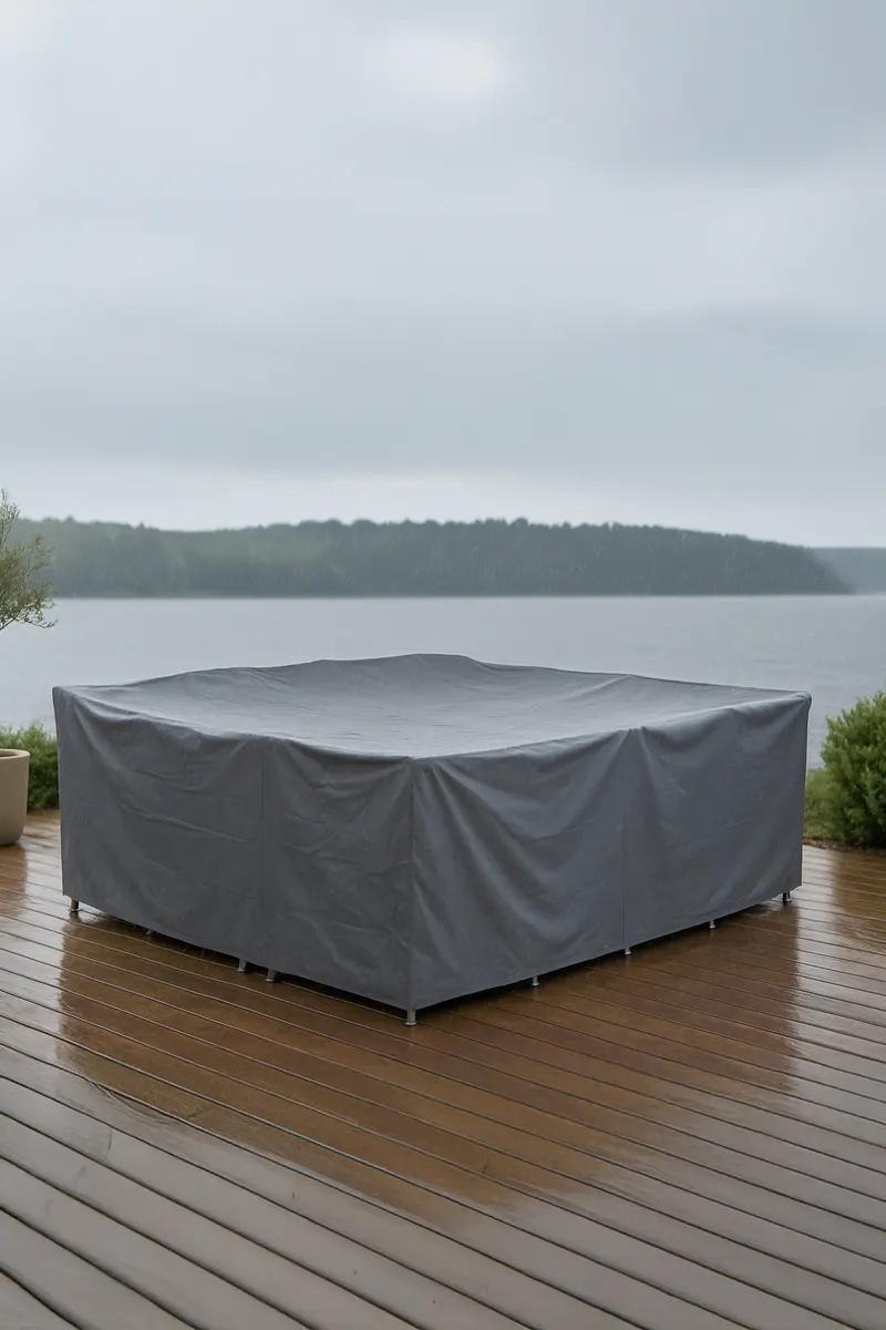 Klas Schutzhülle für Gartenmöbel in 330 × 86 × 200 cm, im Wohnraum, Ansicht 1