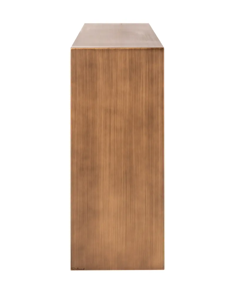 Konsolentisch Alexander Jones, Goldfarben, gebürstet von Richmond Interiors, Produktansicht 3