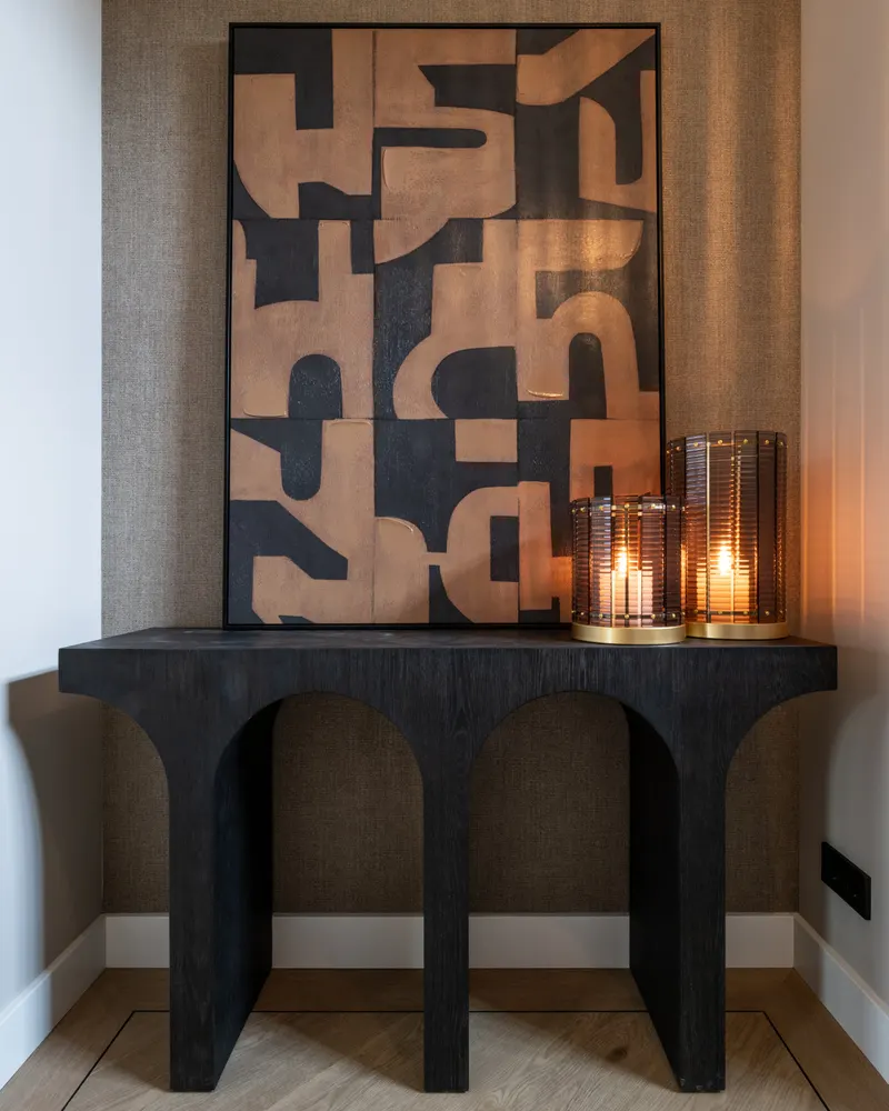 Konsolentisch Ashford, Dunkelbraun von Richmond Interiors, Wohnbeispiel 8, im Wohnraum