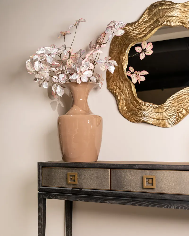 Konsolentisch Bloomville, Brass Shagreen von Richmond Interiors, Wohnbeispiel 11, im Wohnraum