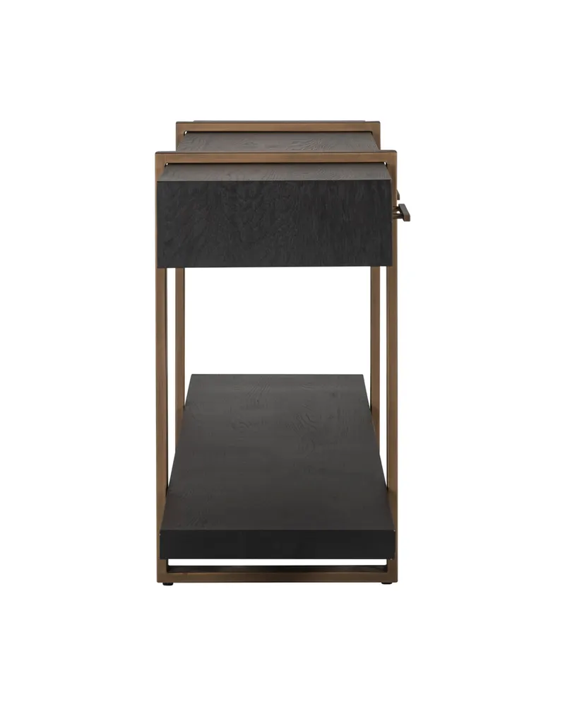 Konsolentisch Cambon, Dunkles Kaffeebraun von Richmond Interiors, Produktansicht 4