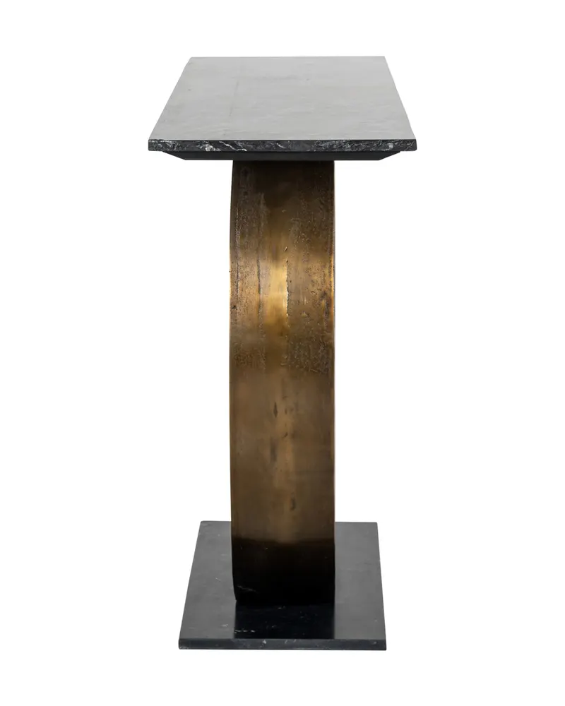 Konsolentisch Luna, Goldfarben von Richmond Interiors, Produktansicht 3
