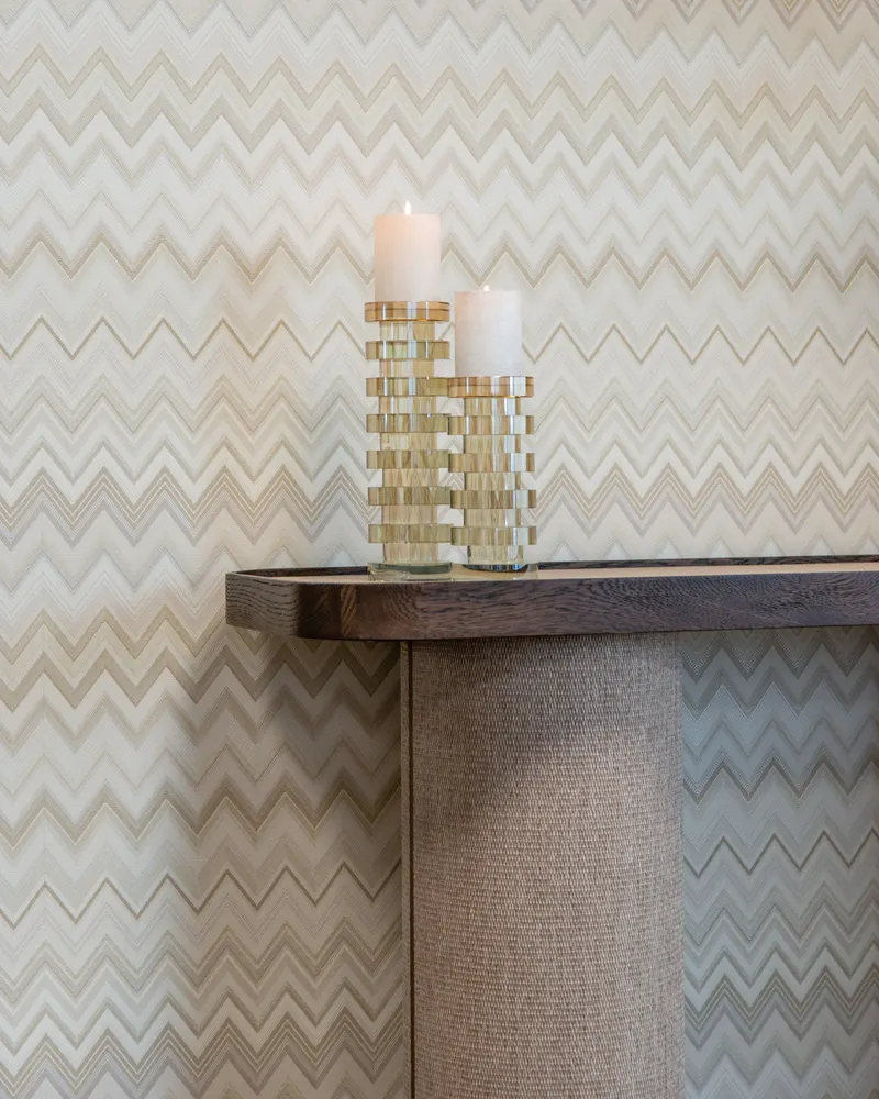 Kerzenständer Cira groß in Amber von Richmond Interiors, Wohnbeispiel 5, im Wohnraum