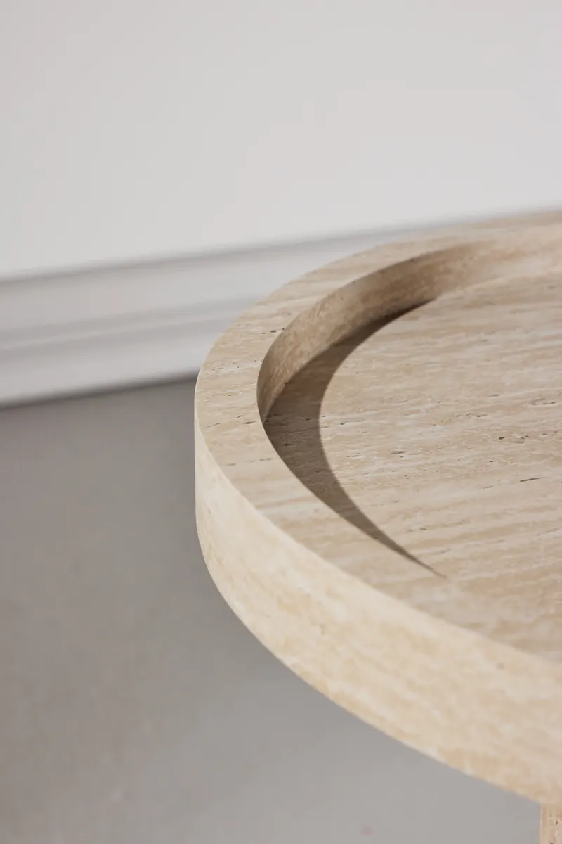 Krille runder Beistelltisch Ø 60 cm, im Wohnraum, Ansicht 4