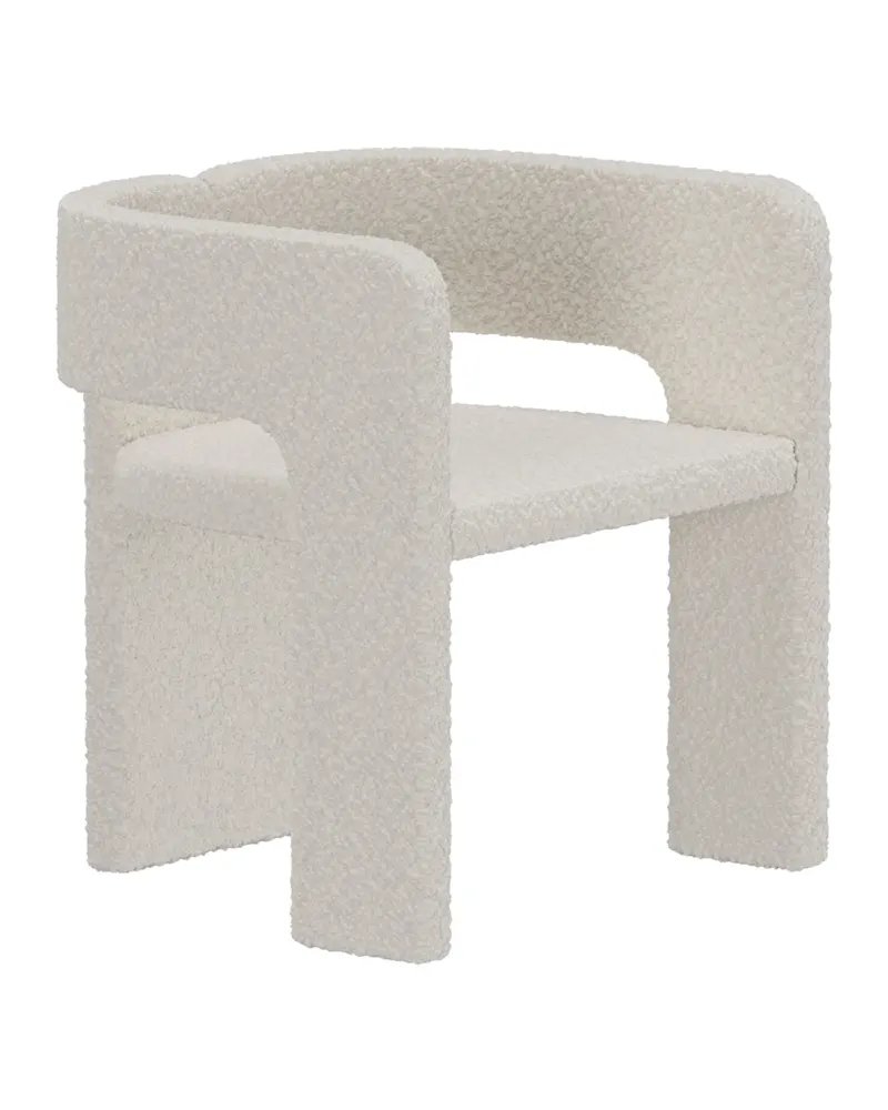 Kristin Esszimmerstuhl aus Bouclé, Ansicht 3