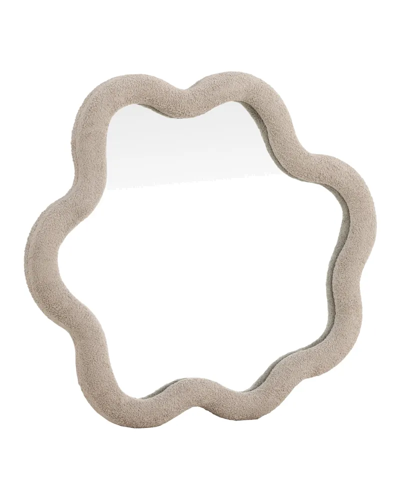 Kungsbacka Wandspiegel mit Bouclé-Rahmen in Wellenform, Ansicht 2
