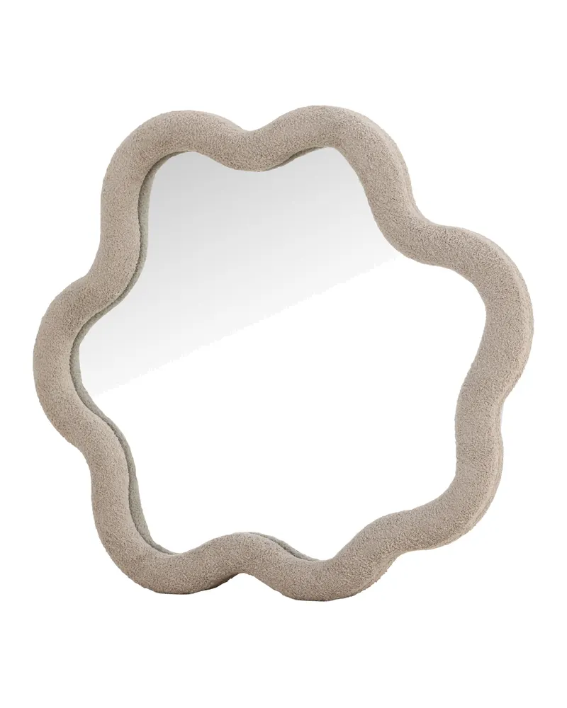 Kungsbacka Wandspiegel mit Bouclé-Rahmen in Wellenform, Ansicht 4