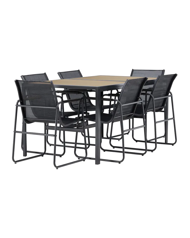 Lampedusa Gartenmöbel-Set mit Tisch und 6 Stühlen, Ansicht 8
