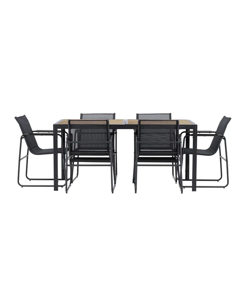Lampedusa Gartenmöbel-Set mit Tisch und 6 Stühlen, Ansicht 10