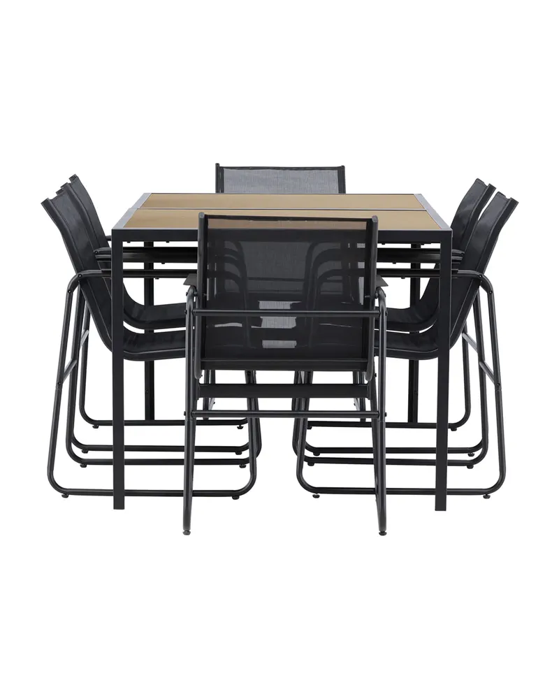 Lampedusa Gartenmöbel-Set mit Tisch und 6 Stühlen, Ansicht 4