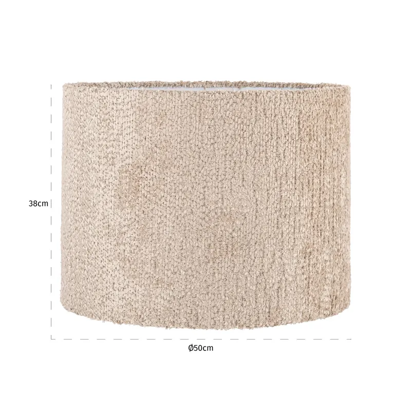 Lampenschirm Emily, Lovely beige, 50Ø cm von Richmond Interiors, Maßzeichnung 3