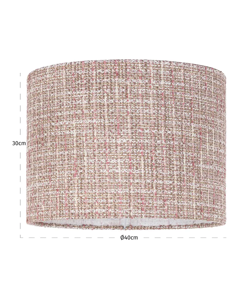 Live Lampenschirm Trendy rose, 40 cm Ø von Richmond Interiors, Produktansicht 4