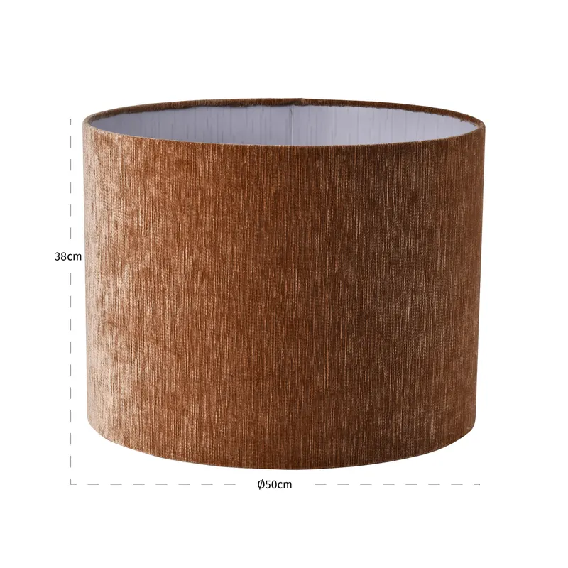 Lampenschirm Ziba 50 cm in mocha mousse von Richmond Interiors, Maßzeichnung 2