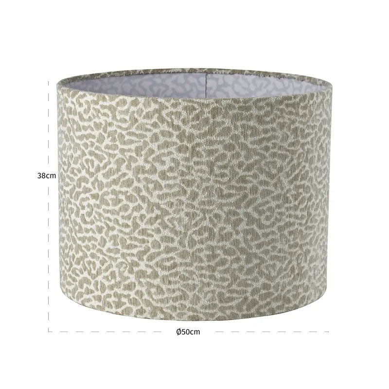 Zena Lampenschirm Beige leopard 50 cm von Richmond Interiors, Maßzeichnung 2