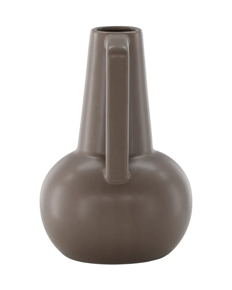 Lane Vase in Krugform mit Henkel in Braun, Ansicht 4