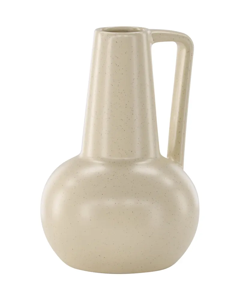 Lane Vase in Krugform mit Henkel in Beige, Ansicht 9