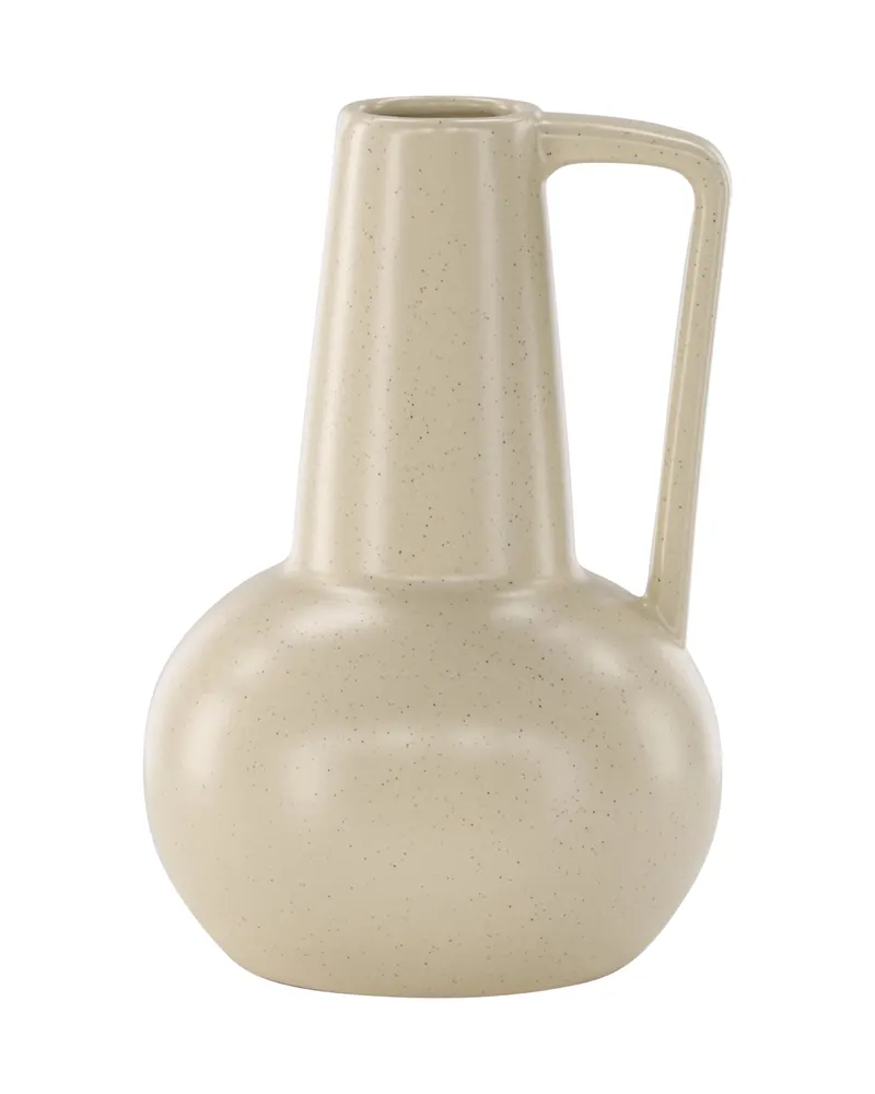 Lane Vase in Krugform mit Henkel in Beige, Ansicht 10