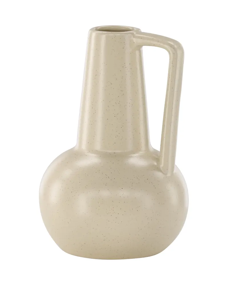 Lane Vase in Krugform mit Henkel in Beige, Ansicht 11