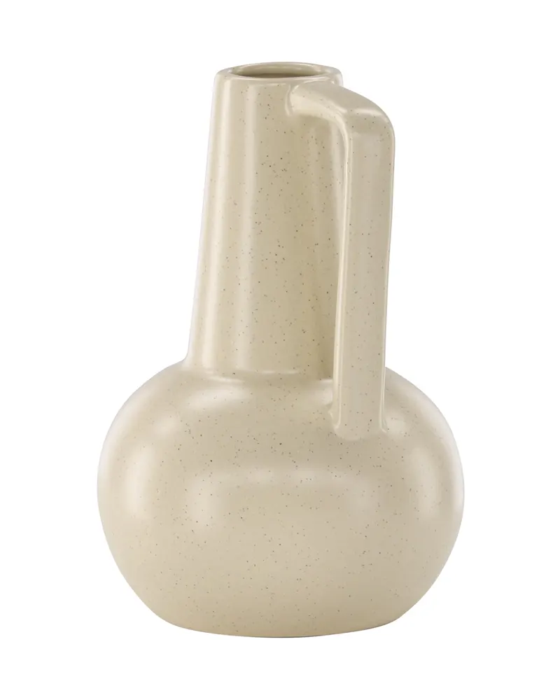 Lane Vase in Krugform mit Henkel in Beige, Ansicht 12