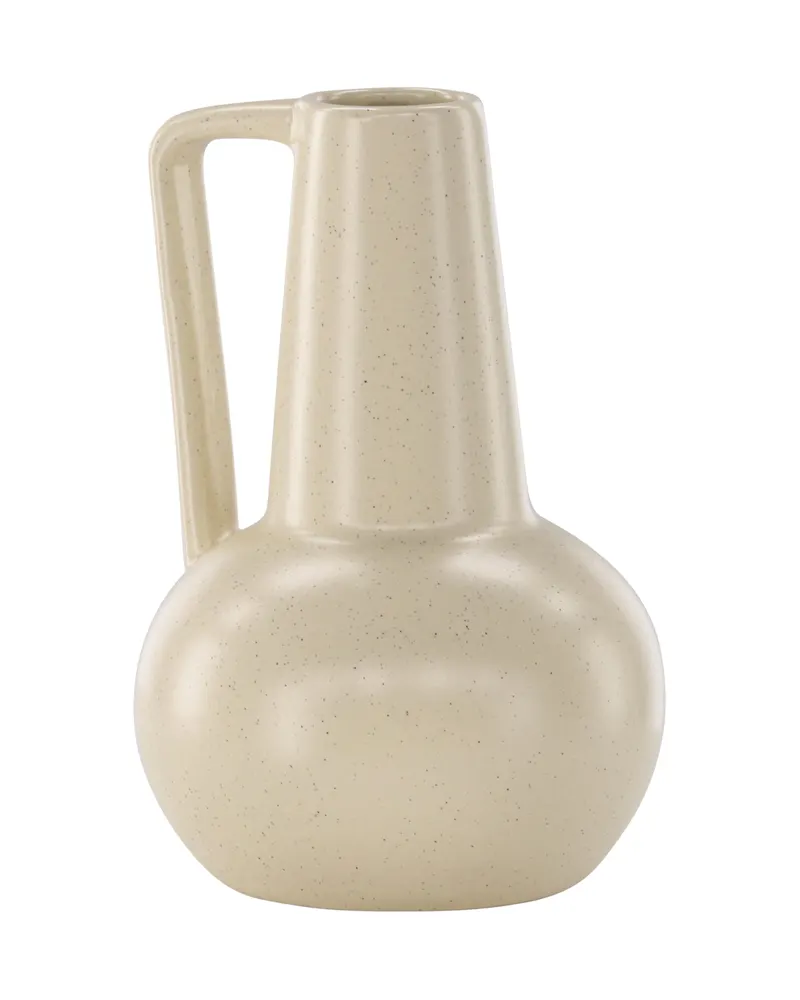 Lane Vase in Krugform mit Henkel in Beige, Ansicht 5