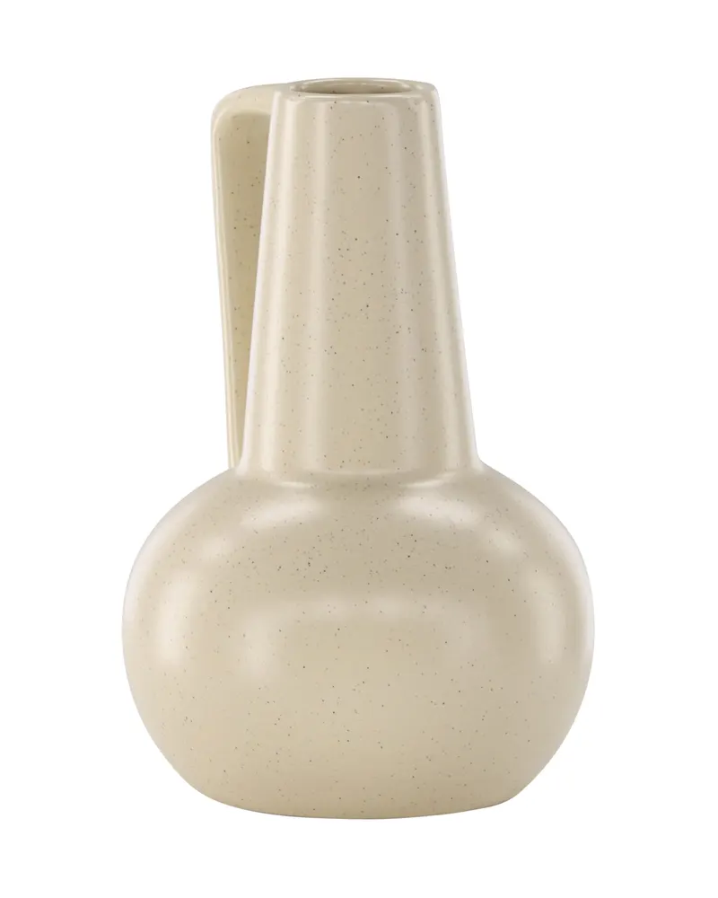 Lane Vase in Krugform mit Henkel in Beige, Ansicht 6