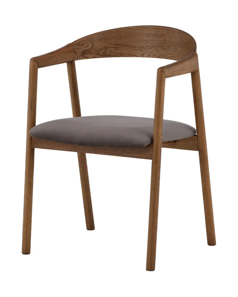 Långön Esszimmerstühle mit Armlehnen im 2er-Set, Braun
