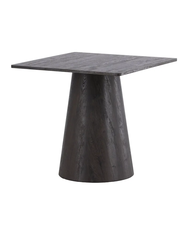 Lanzi quadratischer Esstisch 80 × 80 cm in Mokka, Ansicht 1