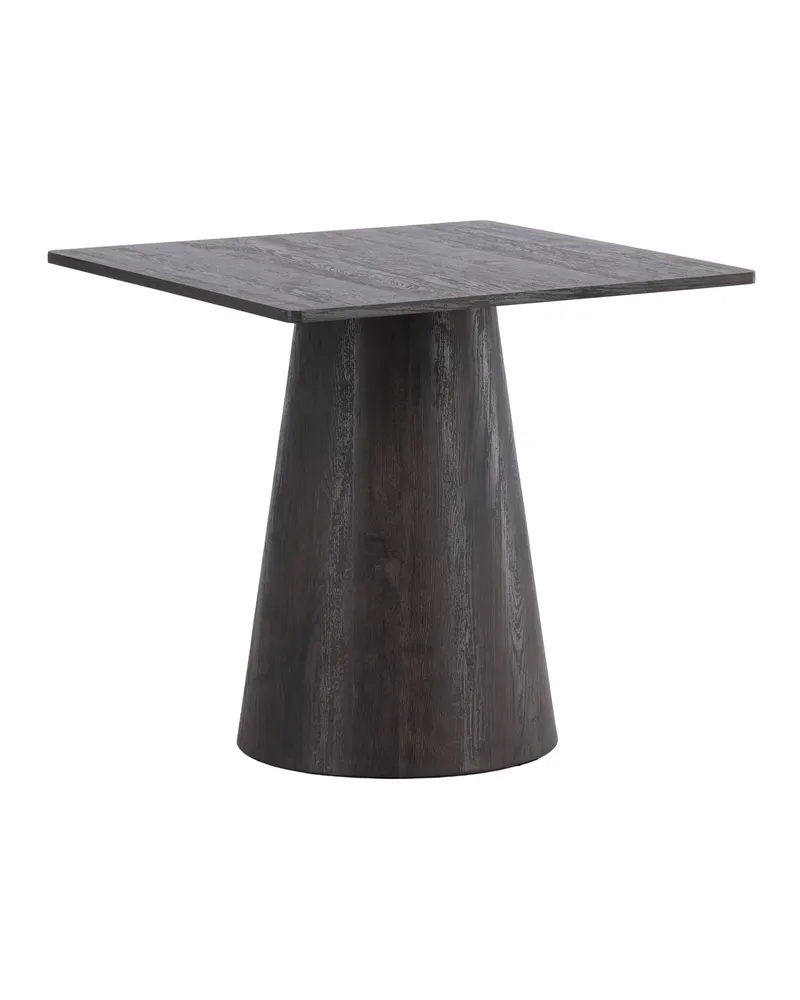 Lanzi quadratischer Esstisch 80 × 80 cm in Mokka, Ansicht 6