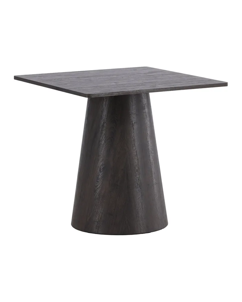 Lanzi quadratischer Esstisch 80 × 80 cm in Mokka, Ansicht 9