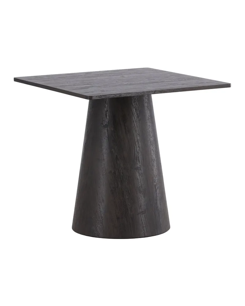 Lanzi quadratischer Esstisch 80 × 80 cm in Mokka, Ansicht 3